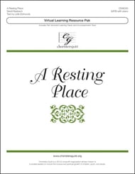A Resting Place SATB choral sheet music cover Thumbnail